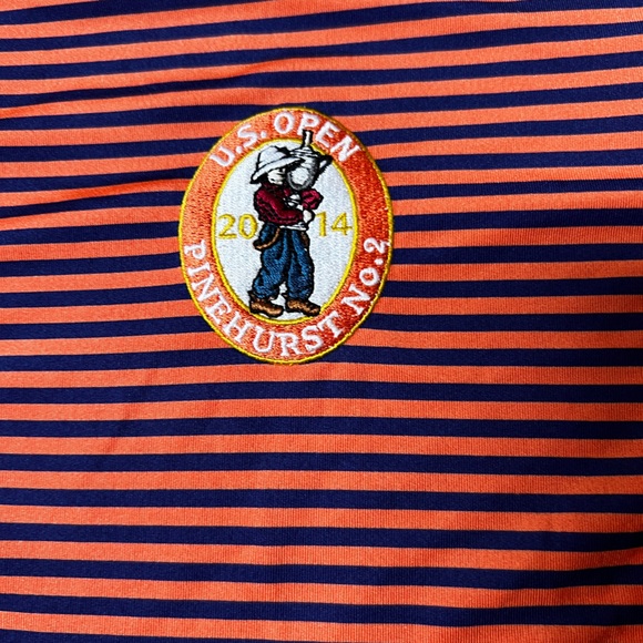 Ralph Lauren RLX Men Airflow Classic Polo Shirt M 2014 U.S. Open Pinehurst No. 2 - Picture 5 of 9